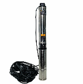 Насос скважинный GIDROX 3.5QJDm4/14 new (920Вт, 80л/мин, напор макс-81м) кабель 40м