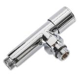 Вентиль угловой для п/с круглый 1/2