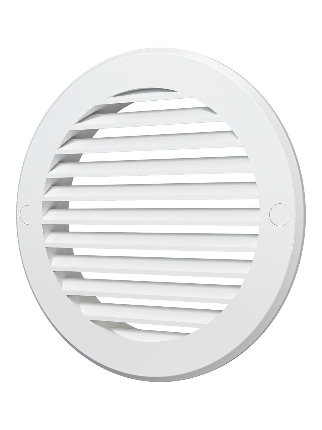 Решетка вентиляционная круглая D161 вытяжная АБС с фланцем D125 12РК