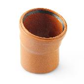 Отвод канализац. ПВХ 200*15гр. (рыжий)