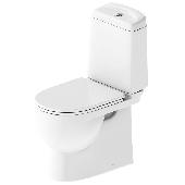 Унитаз-компакт Best Luxe SL DM (гориз.выпуск, 2-реж.арм., ниж. подв., сид.дюро м/л), SANITA LUXE