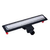 Желоб Optim Line Plus 500 нерж сталь,реш хромглянец,D50 H60 гор вып 48l/m комбизатвор 090515, BERGES