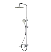 Душевая система,набор: верхний душ d 254 мм, ручной душ 3 функции d 120мм F0780700 Like, AM.PM