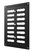 Решетка вентиляционная MER регулируемая 170х240 окрашенная сталь Black ERA 1724MER Black