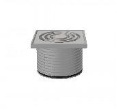 Надставной элемент с нержавеющей решеткой с сухим затвором для трапов серии 310, 510, 520