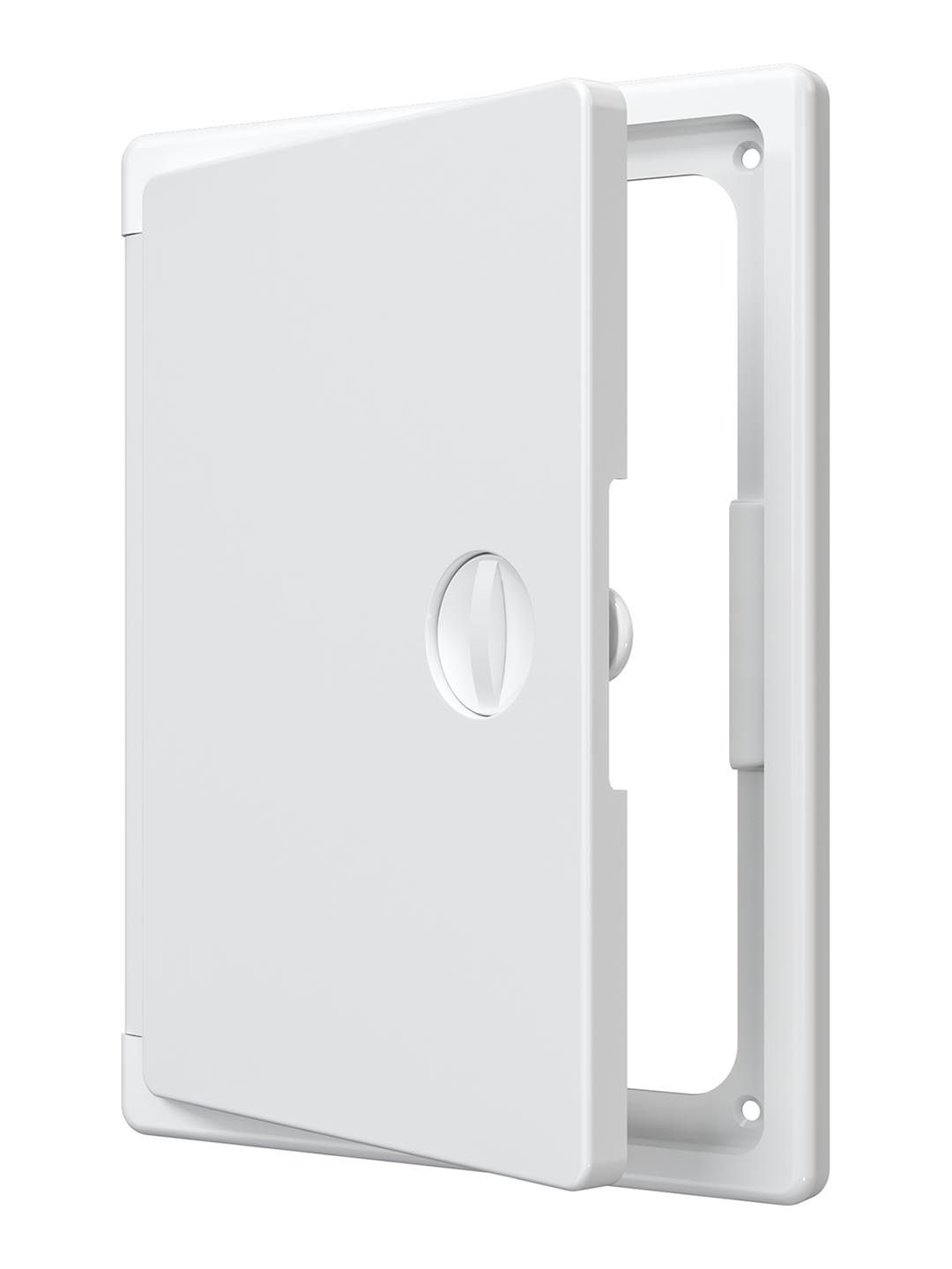 Люк-дверца ревизионная накладная с ручкой-задвижкой АБС 150х200 ЛТ1520П