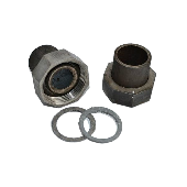 Адаптер Ду 15 сварка, гайка + прокладка