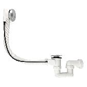 8731 САНАКС Сифон на ванную пластиковый, автоматический с тросиком