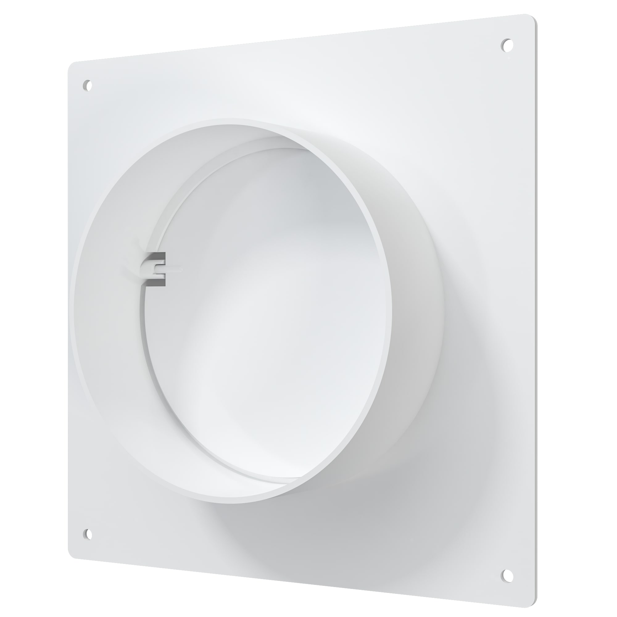 Соединитель круглых каналов с накладной пластиной и обратным клапаном D100 ERA 10SKNPO