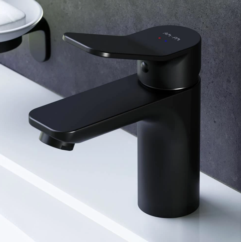 Смеситель для умывальника излив 100мм ЧЕРНЫЙ AM.PM X-Joy F85A02122