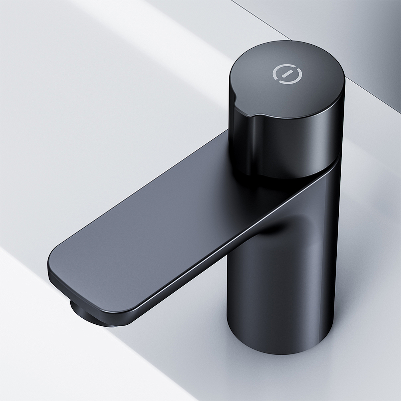 Смеситель для умывальника TouchReel, ЧЁРНЫЙ, F85A02522 X-Joy AM.PM