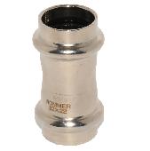 Пресс-муфта двухраструбная 15мм ВПр нержавейка ROMMER RSS-0017-000015 (300)