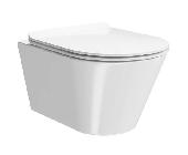 Унитаз Plaza Modern/Плаза Модерн подвесной безоб,крепеж,белый глянцевый БЕЗ СИДЕНЬЯ, KERAMA MARAZZI