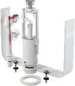 Арматура к бачку 1-кноп., н/подвод, Alcaplast (SA2000S 1/2)