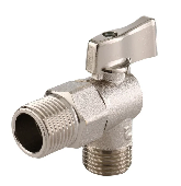 391 Кран шар. угл. (вода) 1/2