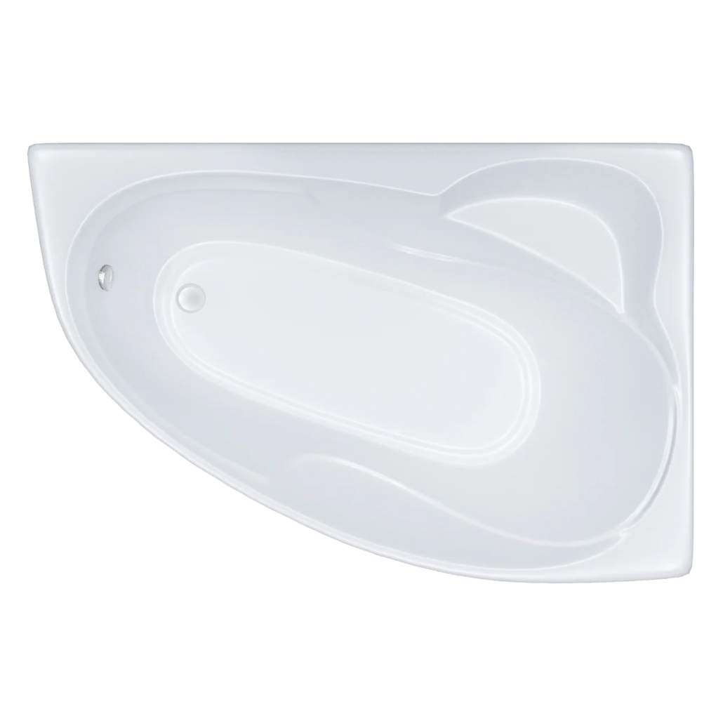 ТРИТОН Ванна Николь левая Экстра 1600х1000х480 на каркасе без панели и сифона