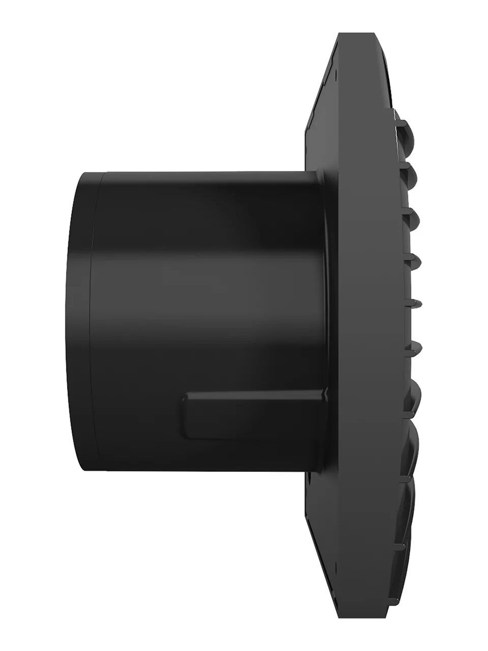 Вентилятор накладной D100 DICITI обр.клапан SILENT 4C Matt black