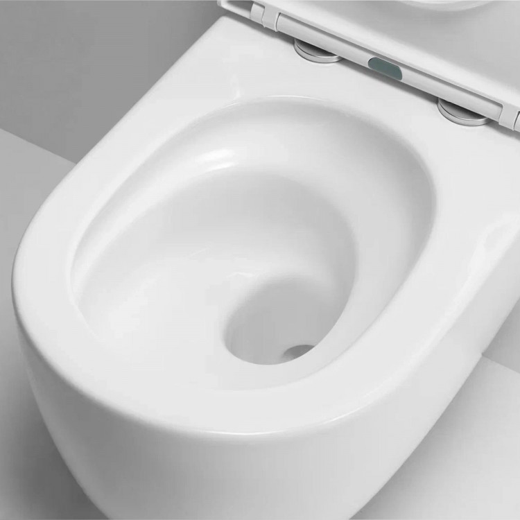 Унитаз подвесной Tornas Rimless(гориз вып,сид дюро Tornas Slim SO, м/лифт,быстросъем) 082137, BERGES