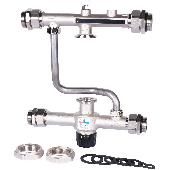 Насосно-смесит узел с термост клап. 30-60°C,без насоса STOUT (SDG-0120-007000) длина 130 мм