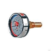 Термоманометр ТМТБ-31Т.1 (0-120С)/(0-1,0MPa) G1/2. осевой. КТ 2,5, длина  46 мм, D=80