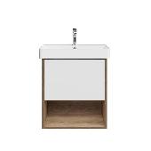 PRO 55 тумба подвесная 1 ящик, вяз швейцарский БЕЗ РАКОВИНЫ (к PRO 55), KERAMA MARAZZI