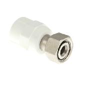 Штуцер ПП евроконус с накидной гайкой 20*3/4 