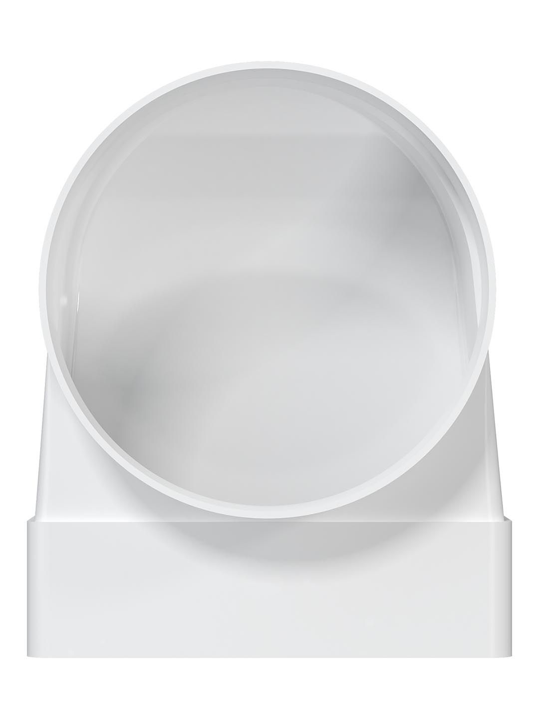 Переходник СКФП D100 90° 55х110 пластик ERA 511СК10ФП