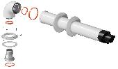 Комплект коакс.дым. АНТИЛЕД 60/100-1,22м KRATS (Navien Deluxe 75/100 стар.) в ком.адапт. 60/75 и фл.