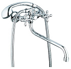 Смеситель для ванны с душем G.LAUF JML7-A605 (3/8" резина; длинный излив, переключение в корпусе)