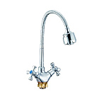 Смеситель для кухни (мойки) G.LAUF QTZ4-E827 (керам. (1/2)180° на лат. гайке)