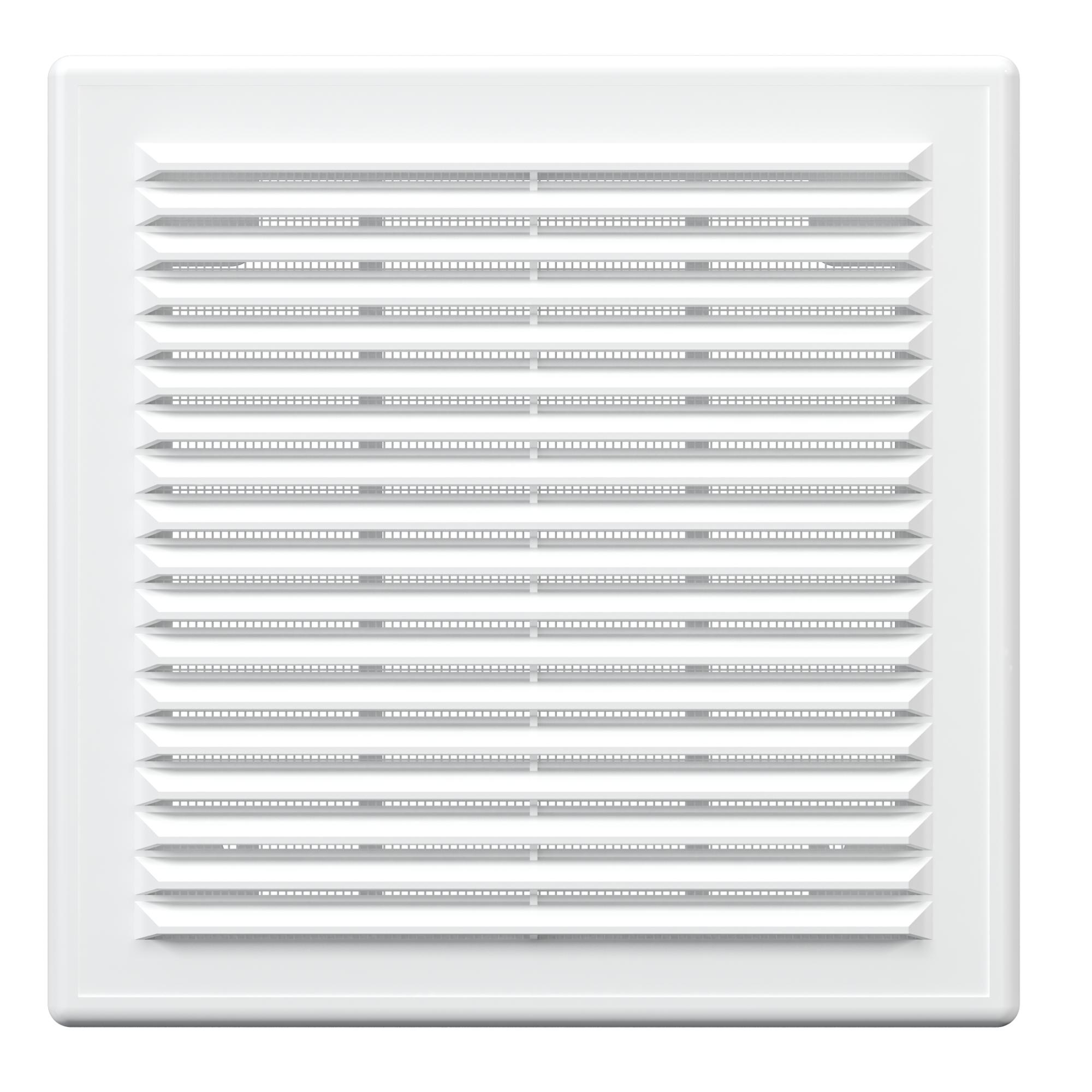 Решетка вентиляционная вытяжная АБС 208х208, бел. 2121Р