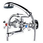 Смеситель для ванны с душем G.LAUF QMT3-A722 (1/2" керамика; короткий излив, переключение на корпусе)