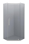 ERLIT Душевое ограждение без поддона ER10110V-C4(100*100*200, пятиугольное, тонированное стекло6мм),