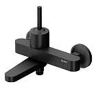 Смеситель для ванны и душа, поворотный излив 161мм, ЧЕРНЫЙ, 291000300 ARC Damixa