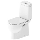 Унитаз-компакт Бест Комфорт (гориз.выпуск,2-реж.арм, ниж.подв, сид.дюро м/л), SANITA LUXE