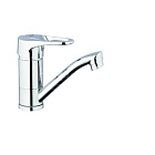 Смеситель для кухни (мойки) G.LAUF 4P4-В043  (D40; на шпильке, короткий излив, 140мм)