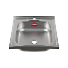 FABIA Мойка накладная 50х50 (0,4 мм)глубина 160 мм без сифона м00002