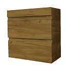 Слим 70 тумба напольная Дуб Тортуга 2ящ, ручки фрезеровка+умыв.Classica Slim 70, VOD-OK