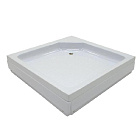   ПД27 Поддон ДК низкий квадрат 100х100 в комплекте (каркас+экран) ТРИТОН 