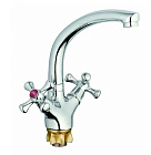 Смеситель для кухни (мойки) G.LAUF QML4-A827  (1/2" керамика; на гайке) 