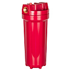 Магистральный фильтр 3/4 10* непрозр.корпус д/гор, воды АКВАБРАЙТ АБФ-ГОР-34(с кроншт и ключом) (12)