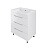 SOHO 60 Quadro тумба напольная + умывальник Deep 60, MIRSANT