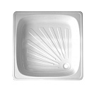 Поддон стальной эмалир. 0,9*0,9*0,13 квадрат (Китай)