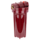 Магистральный фильтр 1/2 10* непрозр.корпус д/гор. воды АКВАБРАЙТ АБФ-ГОР-12(с кроншт и ключом) (12)