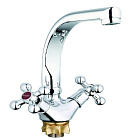 Смеситель для кухни (мойки) G.LAUF QTZ4-D856 (1/2" керамика; на латунной гайке, 180°)