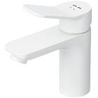 Cмеситель для умывальника излив 100 мм БЕЛЫЙ F85A02133 X-Joy, AM.PM