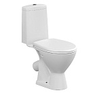 Унитаз-компакт  JUST S- KO-JUS031-3/6-PL-w кос.выпуск+сид.термопласт микролифт Cersanit
